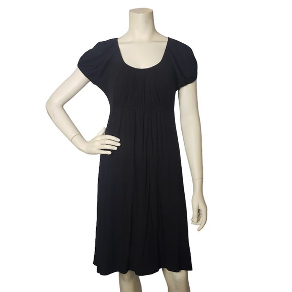 LOFT Dresses & Skirts - Ann Taylor LOFT Short Sleeve Black Dress Size 2